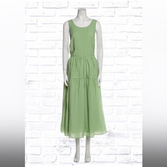 Stine Goya 'Tulula' Sage Backless Midi Dress - Picture 1 of 1